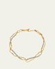 Alexis Bittar Solanes Gold Crystal Infinity Link Necklace - 1