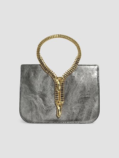 Alexis Bittar Women's 14K-Gold-Plated & Leather Top Handle Bag