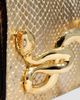 Alexis Bittar Women's 14K-Gold-Plated Serpent Handle & Leather Clutch - 8