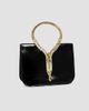 Alexis Bittar Women's 14K-Gold-Plated Zipper & Leather Top Handle Bag - 4