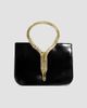Alexis Bittar Women's 14K-Gold-Plated Zipper & Leather Top Handle Bag - 7