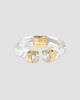 Alexis Bittar Women's Bonbon Gold-Plated, Lucite & Crystal Hinged Cuff - 1