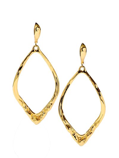 Alexis Bittar Women's Brut Oval Drop Earrings