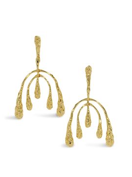 Alexis Bittar Women's Brutalist 14K-Gold-Plated Mobile Drop Earrings