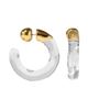 Alexis Bittar Women's Goldtone & Lucite Reversible Hoop Earrings - 5
