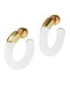 Alexis Bittar Women's Goldtone & Lucite Reversible Hoop Earrings - 6