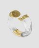 Alexis Bittar Women's Liquid Lucite 14K-Gold-Plated Hinged Cuff - 3