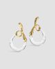Alexis Bittar Women's Liquid Lucite 14K-Gold-Plated Twisted Drop Earrings - 1