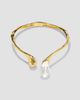 Alexis Bittar Women's Liquid Lucite Sprout 14K-Gold-Plated Hinged Collar Necklace - 4
