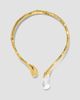 Alexis Bittar Women's Liquid Lucite Sprout 14K-Gold-Plated Hinged Collar Necklace - 5