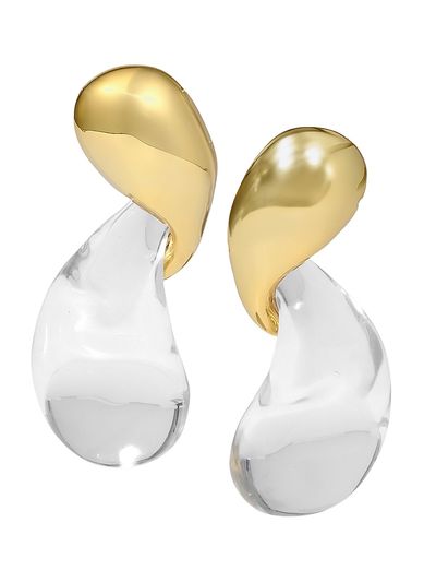 Alexis Bittar Women's Modernist Goldtone & Lucite Drop Earrings