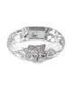 Alexis Bittar Women's Silverlake Rhodium-Plated, Lucite & Crystal Hinged Bangle - 3