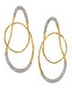 Alexis Bittar Women's Solanales 14K-Gold-Plated, Rhodium-Plated & Crystal Twist Drop Earrings - 4