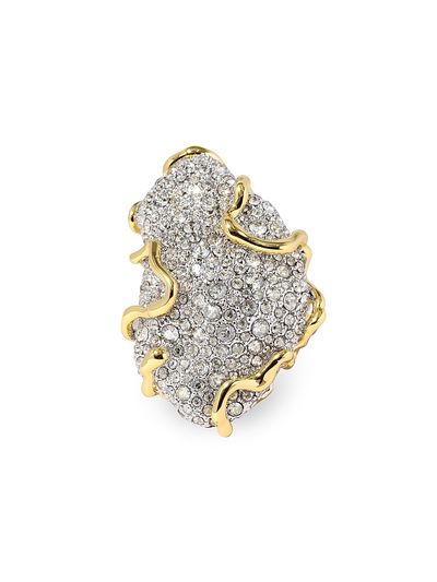 Alexis Bittar Women's Solanales Two-Tone & Glass Crystal Geode Ring