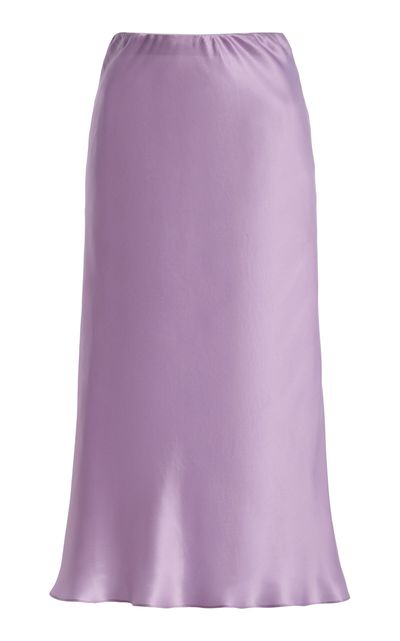 Alfie Alfie Eva Silk Midi Slip Skirt