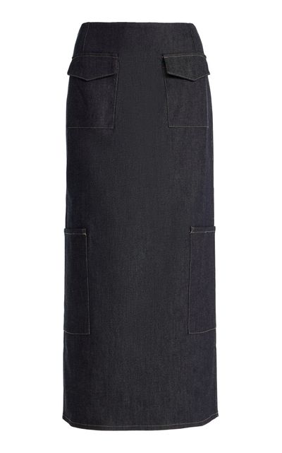 Alfie Alfie Exclusive Valletta Denim Maxi Skirt