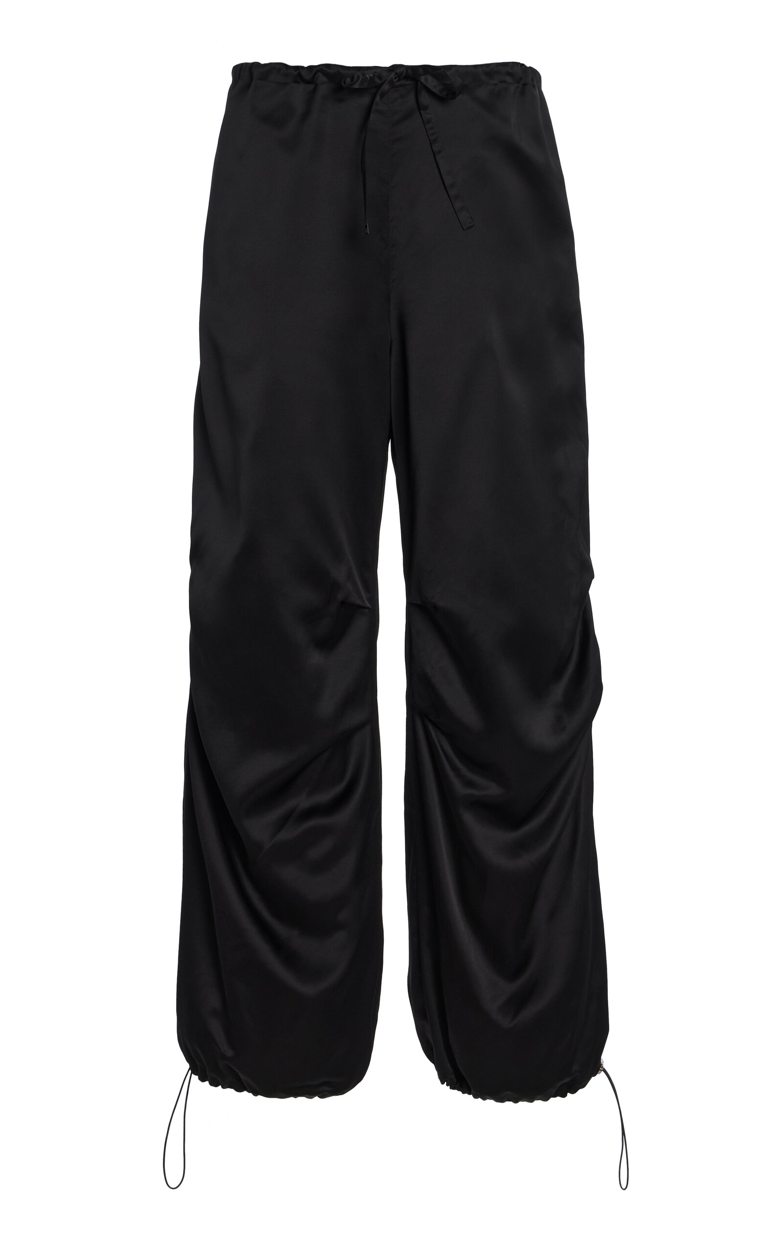 Alfie Alfie Grace Ruched Cotton TaperedLeg Pants