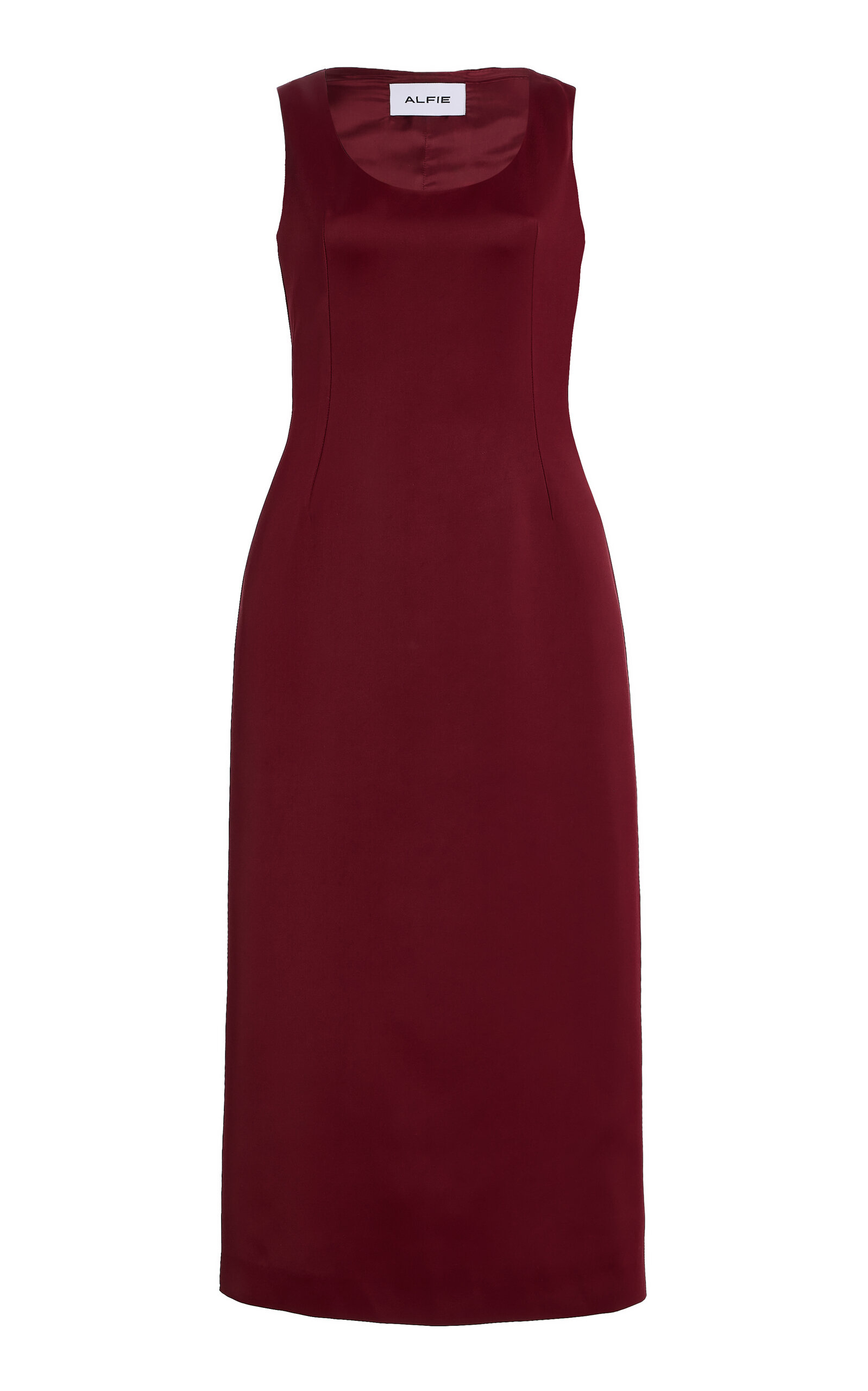 Alfie Alfie Haya Satin Midi Dress