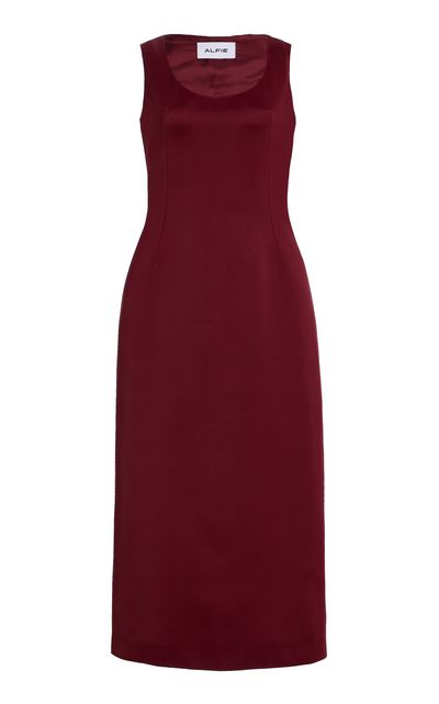 Alfie Alfie Haya Satin Midi Dress