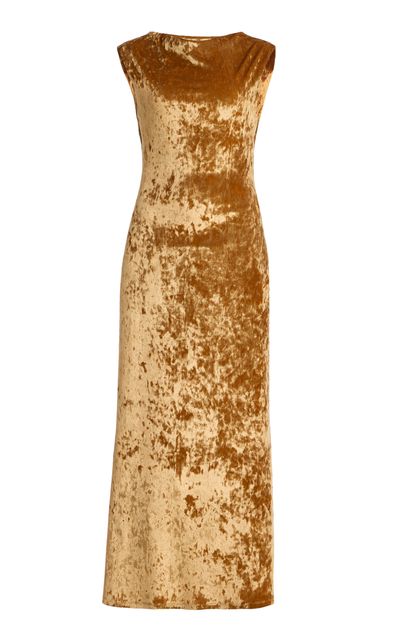 Alfie Alfie Maia StretchVelvet Midi Dress