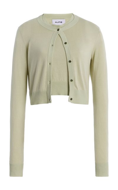 Alfie Alfie Twinset Cotton Cardigan Top