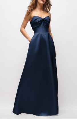 navy blue dress for baby girl Alfred Sung Dresses & Gowns - Women main image 1