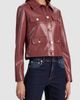 ALICE + OLIVIA ALICE + OLIVIA Alex Faux Leather Jacket - 4