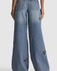 ALICE + OLIVIA Alice + Olivia Amazing Embellished Wide Leg Jeans - 2