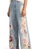 ALICE + OLIVIA ALICE + OLIVIA Amazing Floral Appliqué Baggy Jeans - 3