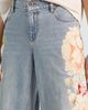ALICE + OLIVIA ALICE + OLIVIA Amazing Floral Appliqué Baggy Jeans - 4