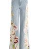 ALICE + OLIVIA ALICE + OLIVIA Amazing Floral Appliqué Baggy Jeans - 5
