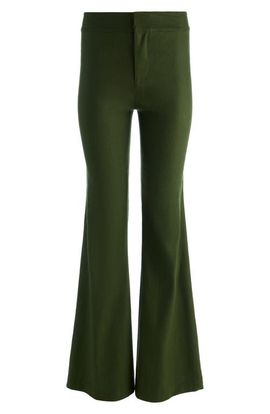 Alice + Olivia Alice + Olivia Andrew Linen Blend Bootcut Pants
