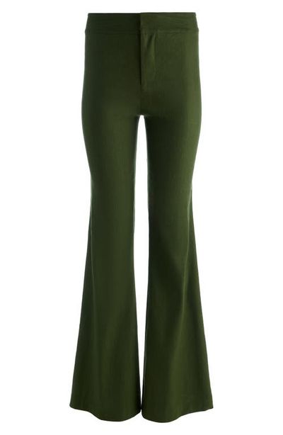 Alice + Olivia Alice + Olivia Andrew Linen Blend Bootcut Pants