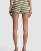 ALICE + OLIVIA ALICE + OLIVIA Bobbi Stripe Crochet Cotton Shorts - 3