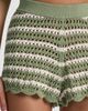 ALICE + OLIVIA ALICE + OLIVIA Bobbi Stripe Crochet Cotton Shorts - 5