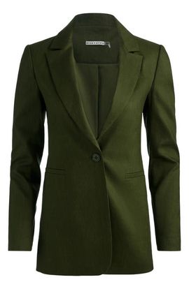 Alice + Olivia Alice + Olivia Breann Long Fitted Blazer