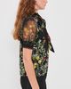 ALICE + OLIVIA ALICE + OLIVIA Brentley Tie Blouse DESERT SPRIGS BLACK - 4