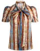 ALICE + OLIVIA ALICE + OLIVIA Brentley Tie Neck Top - 5