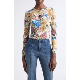 ALICE + OLIVIA ALICE + OLIVIA Carson Printed Cardigan