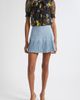 ALICE + OLIVIA ALICE + OLIVIA Carter Pleated Denim Miniskirt - 2