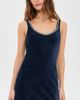 ALICE + OLIVIA ALICE + OLIVIA Charlotte Scoop Neck Fitted Velvet Mini Dress Midnight Blue - 2