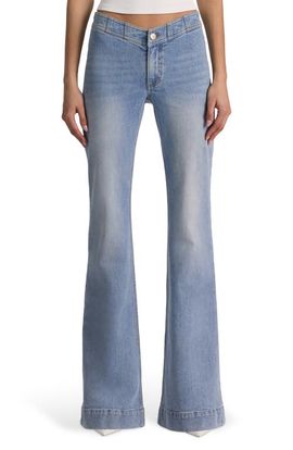 ALICE + OLIVIA ALICE + OLIVIA Chelsea Seamed Waist Wide Leg Jeans