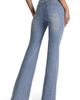 ALICE + OLIVIA ALICE + OLIVIA Chelsea Seamed Waist Wide Leg Jeans - 3