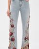 ALICE + OLIVIA ALICE + OLIVIA Chic Floral Jeans Rockstar Blue/Floral Radiance - 2