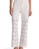 ALICE + OLIVIA ALICE + OLIVIA Chic High Waist Embroidered Eyelet Jeans - 2