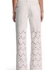 ALICE + OLIVIA ALICE + OLIVIA Chic High Waist Embroidered Eyelet Jeans - 3