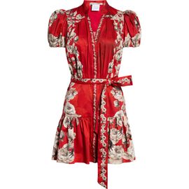 ALICE + OLIVIA ALICE + OLIVIA Cora Tiered Minidress