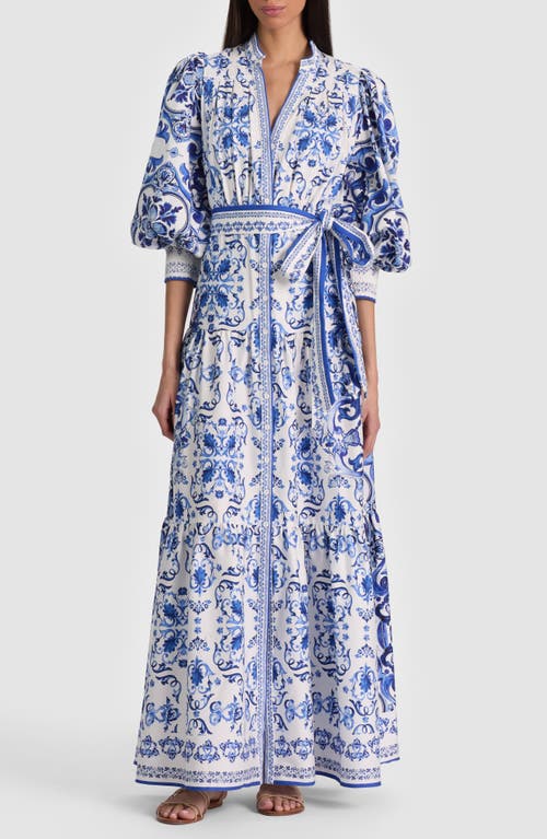 Alice + Olivia Alice + Olivia Cora Voluminous Tiered Maxi Dress