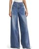 ALICE + OLIVIA ALICE + OLIVIA Corset Waist Wide Leg Jeans - 1