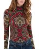 ALICE + OLIVIA ALICE + OLIVIA Delaina Top bon voyage hibiscus multi - 1